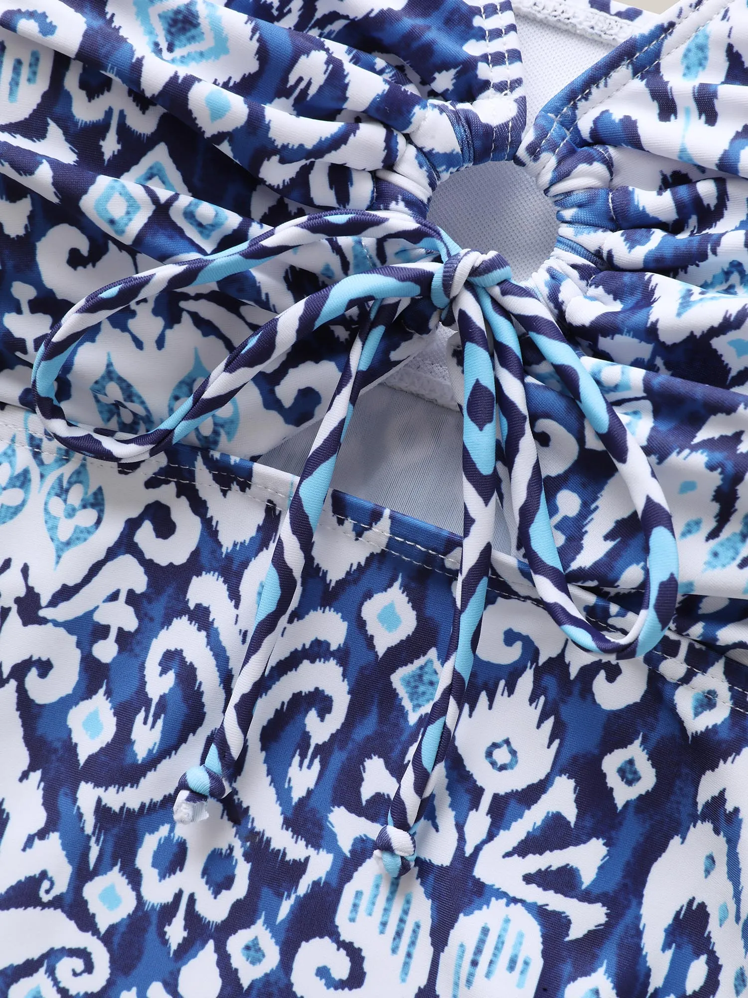 Bohemian Escape Cut-Out Swim Top sold by Bloomchic product image thumbnail 5