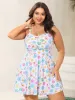 Marine Elements Twist Front Swim Dress sold by Bloomchic