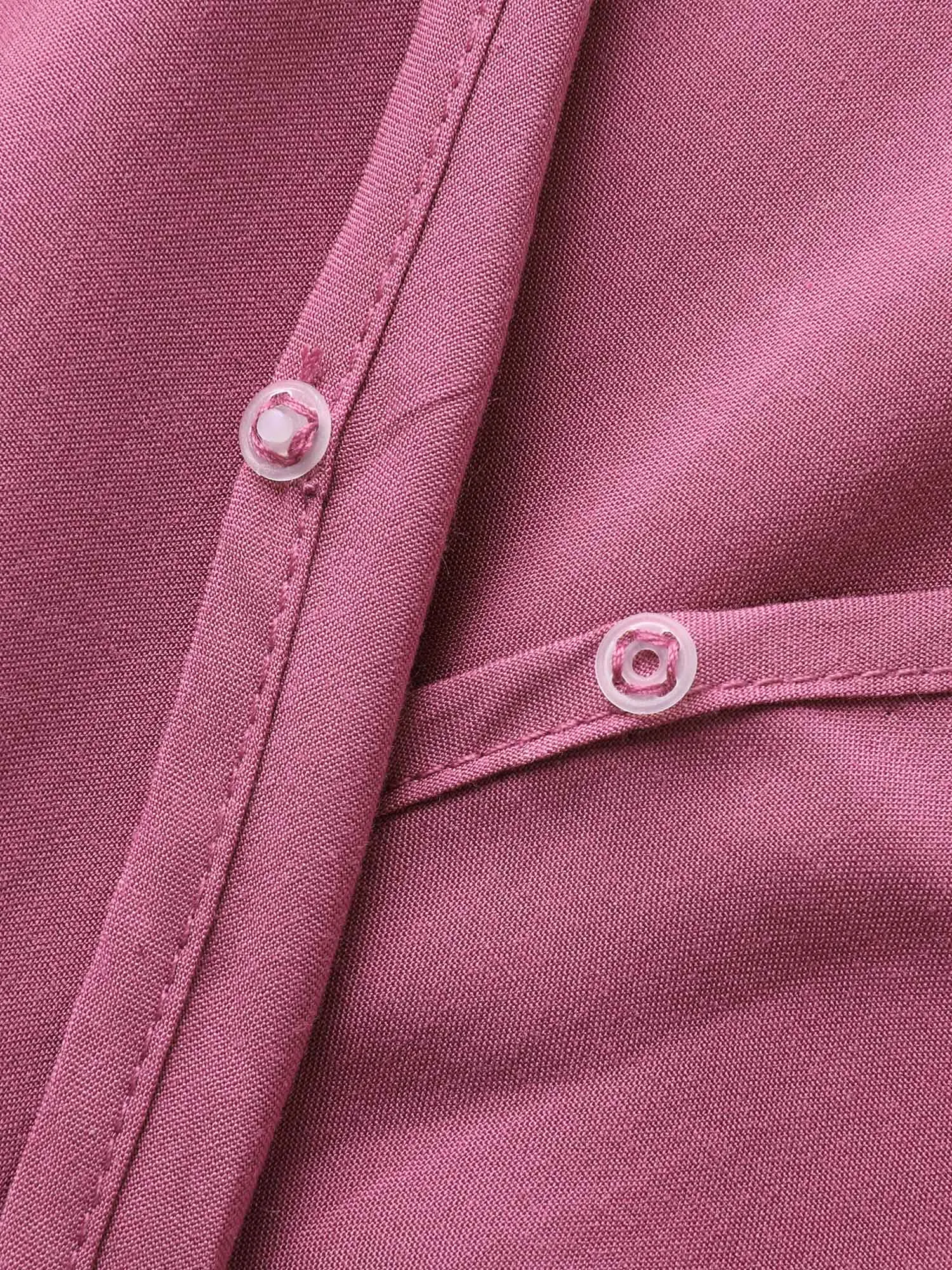 Rayon Ruffled Shirred Waist Solid Midi Dress sold by Bloomchic product image thumbnail 5