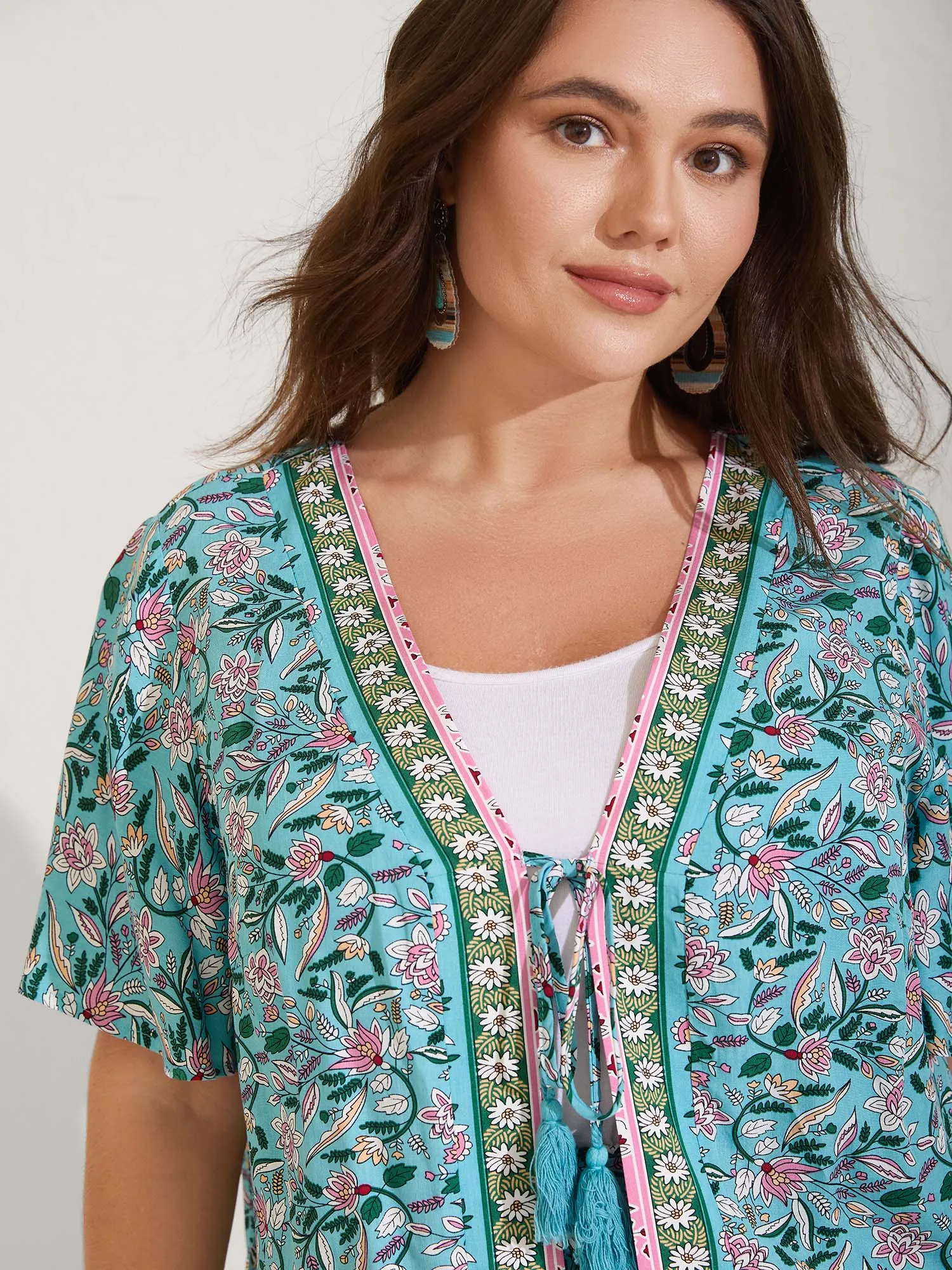 Floral Print Tassels Co-Ord Set sold by Bloomchic product image thumbnail 3