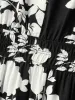 Floral Double Stretchy Waist Midi Dress sold by Bloomchic