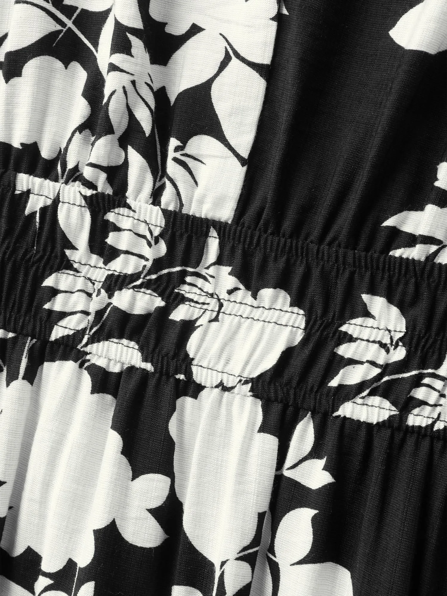 Floral Double Stretchy Waist Midi Dress sold by Bloomchic product image thumbnail 4