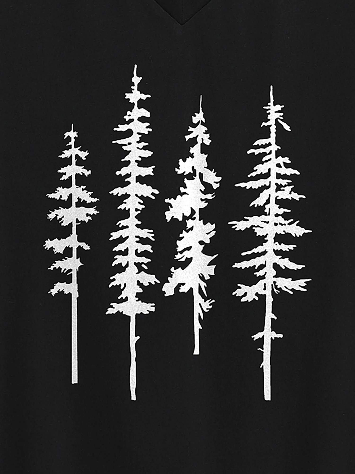 Into The Forest Deep V-Neck T-Shirt sold by Bloomchic product image thumbnail 2