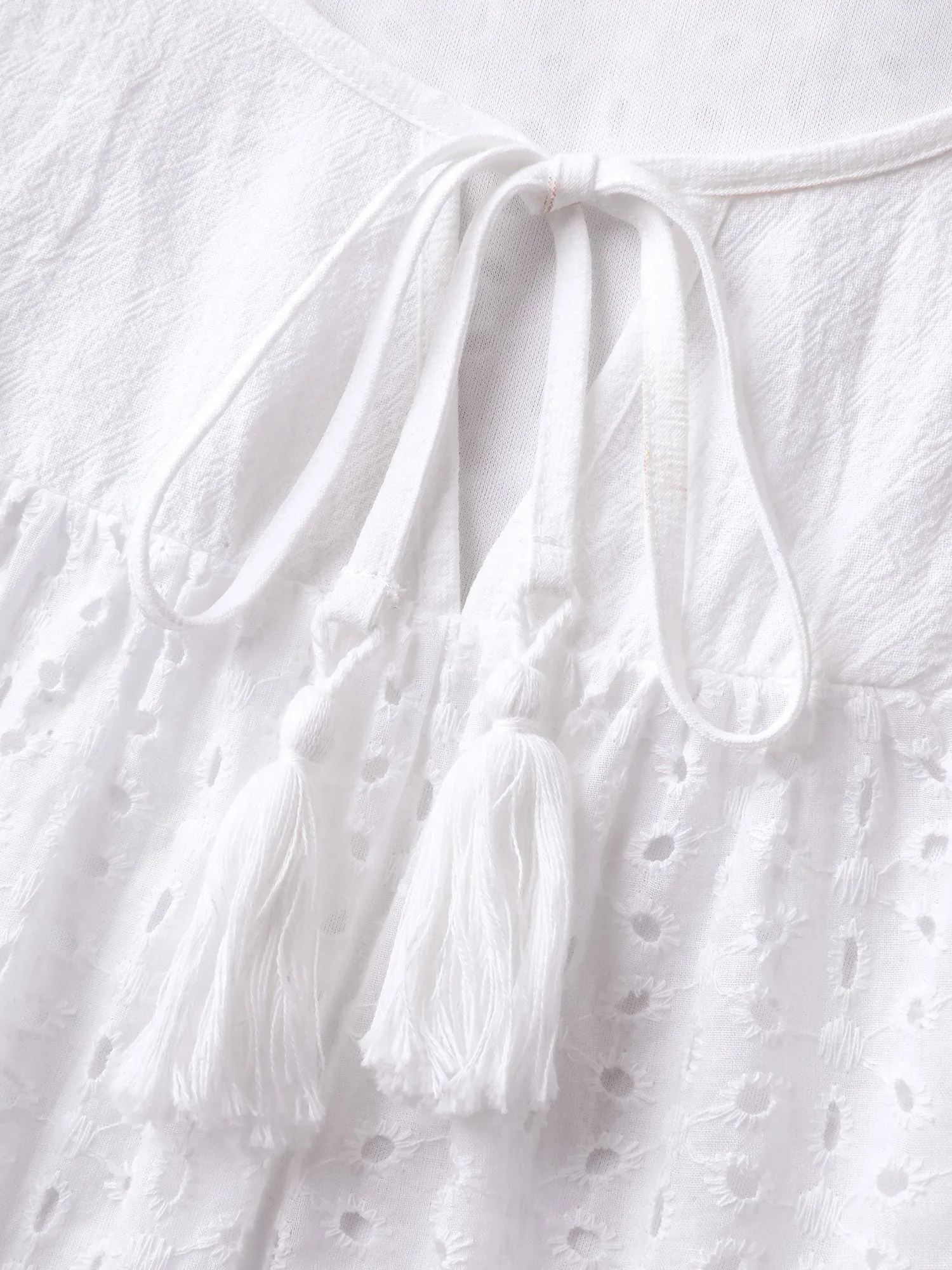 Cotton Eyelet Embroidered Tank Top sold by Bloomchic product image thumbnail 5