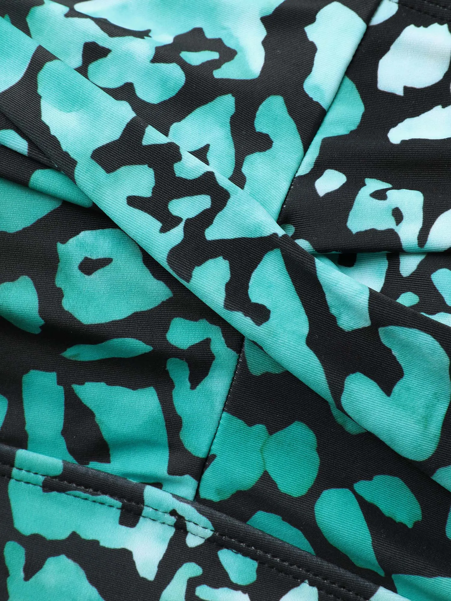 Leopard Twist Front One-Piece Swimsuit sold by Bloomchic product image thumbnail 5