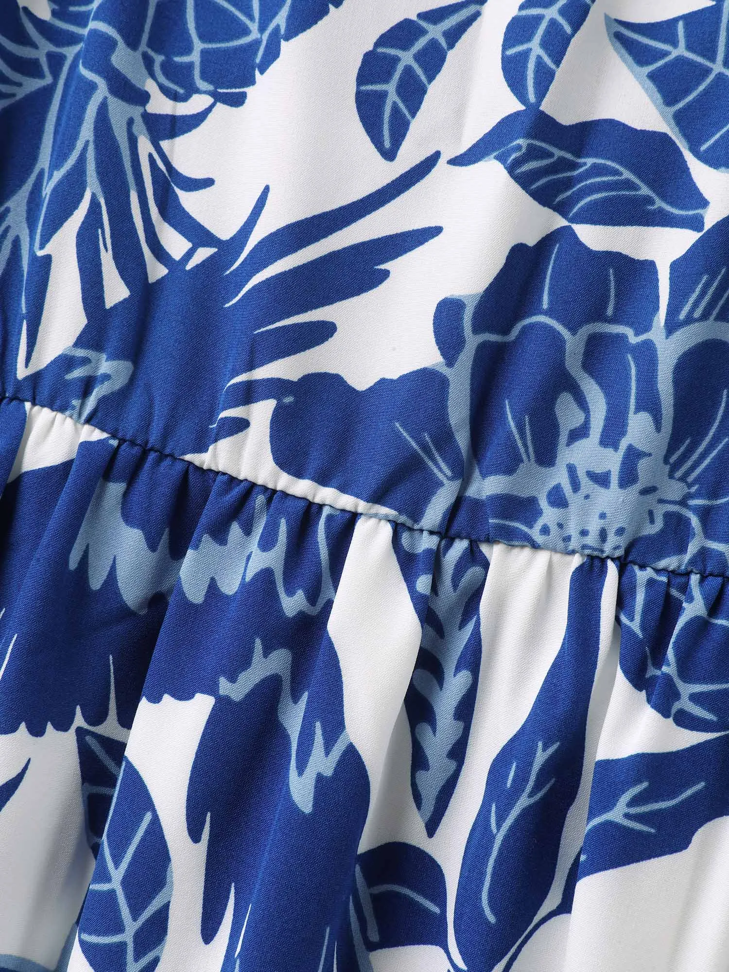 Large Floral Print Pockets Midi Dress sold by Bloomchic product image thumbnail 5