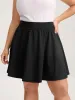 Wide Stretchy Waist Flared Midi Skirt sold by Bloomchic