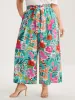 Groovy Floral Print Wide-Leg Pants sold by Bloomchic