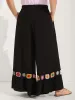 Stretchy Waist Crochet Floral Wide-Leg Pants sold by Bloomchic
