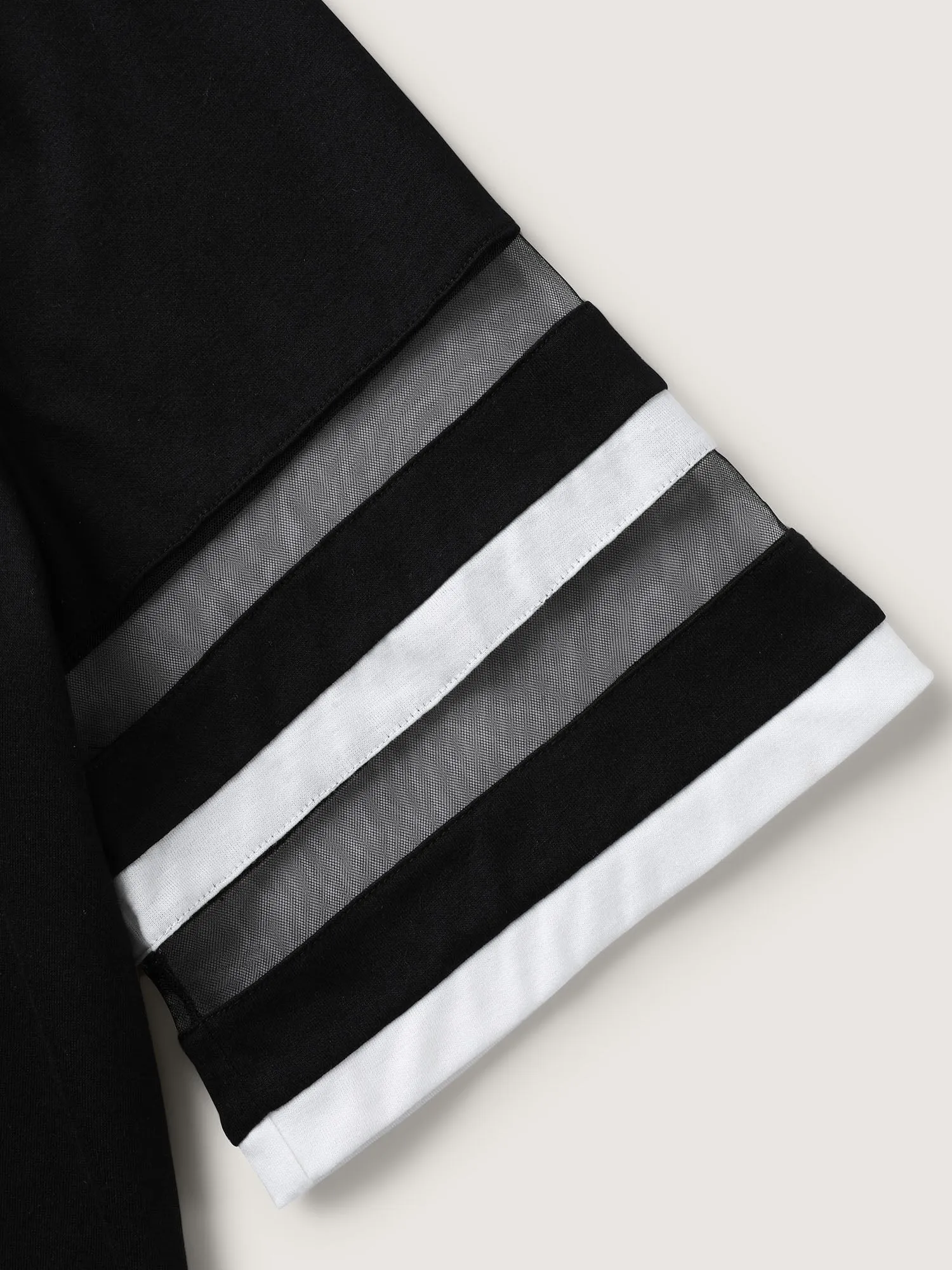 Stretchy Color Block Plain Knit Top sold by Bloomchic product image thumbnail 5