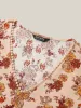 Floral Print Lace V-Neck Blouse sold by Bloomchic