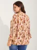 Floral Print Lace V-Neck Blouse sold by Bloomchic