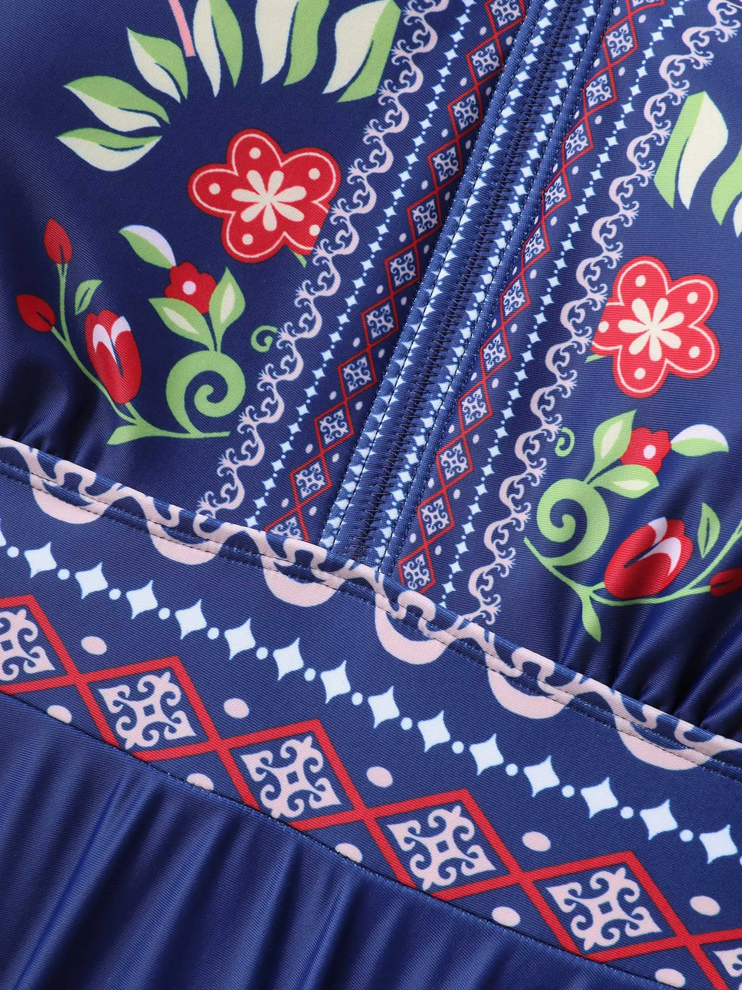 Anti-Float Ties Floral Swim Dress sold by Bloomchic product image thumbnail 5