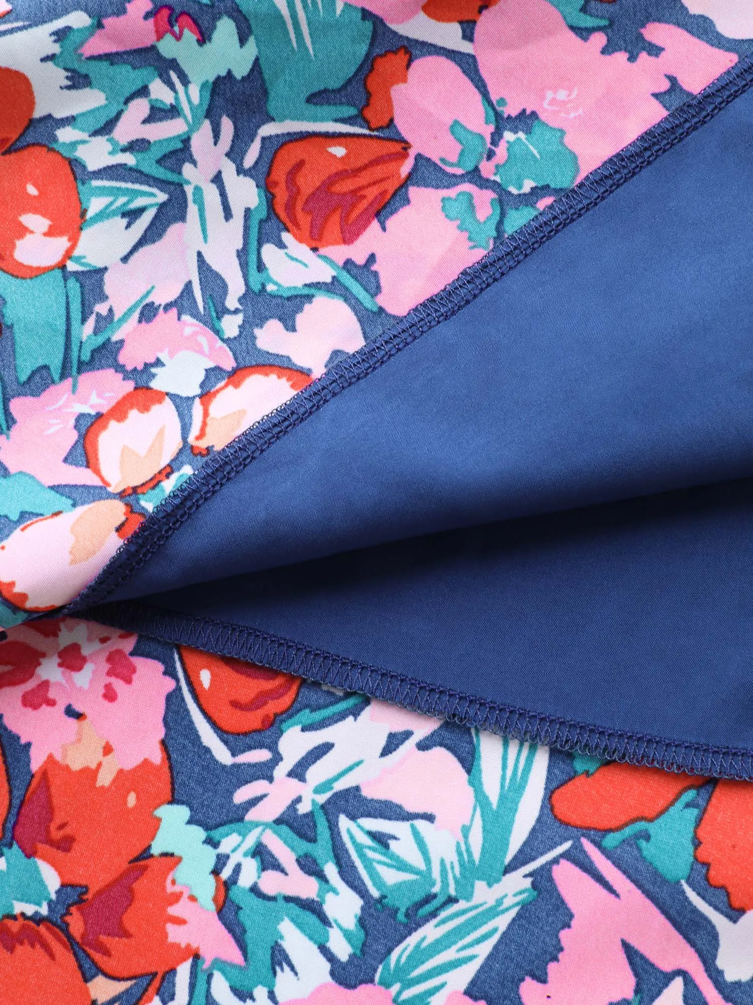 Floral Print Off-Shoulder Pockets Midi Dress sold by Bloomchic product image thumbnail 5