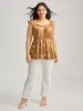 Silhouette Floral Flutter Tank Top sold by Bloomchic