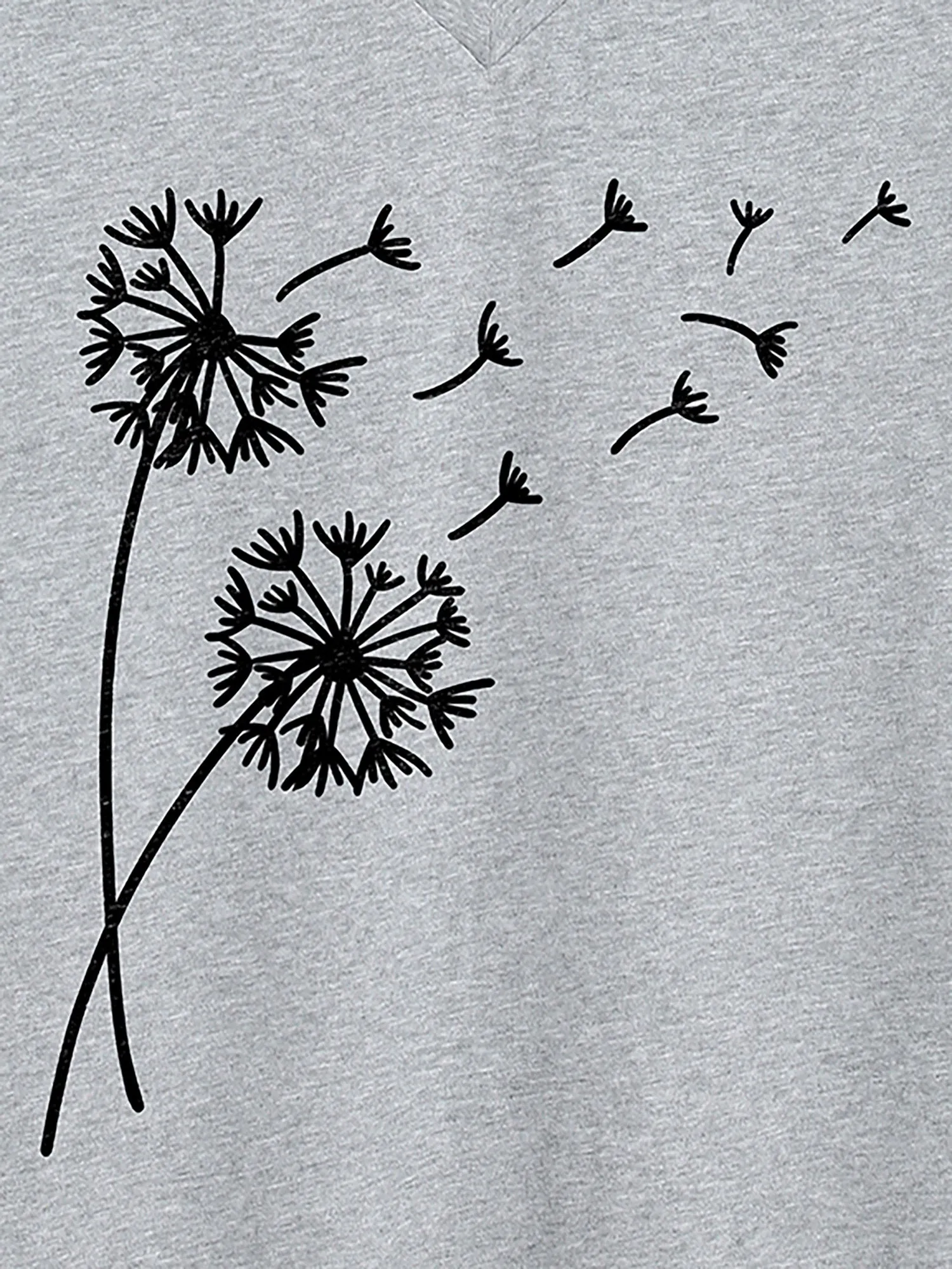 Wishing Dandelions V-Neck T-Shirt sold by Bloomchic product image thumbnail 2