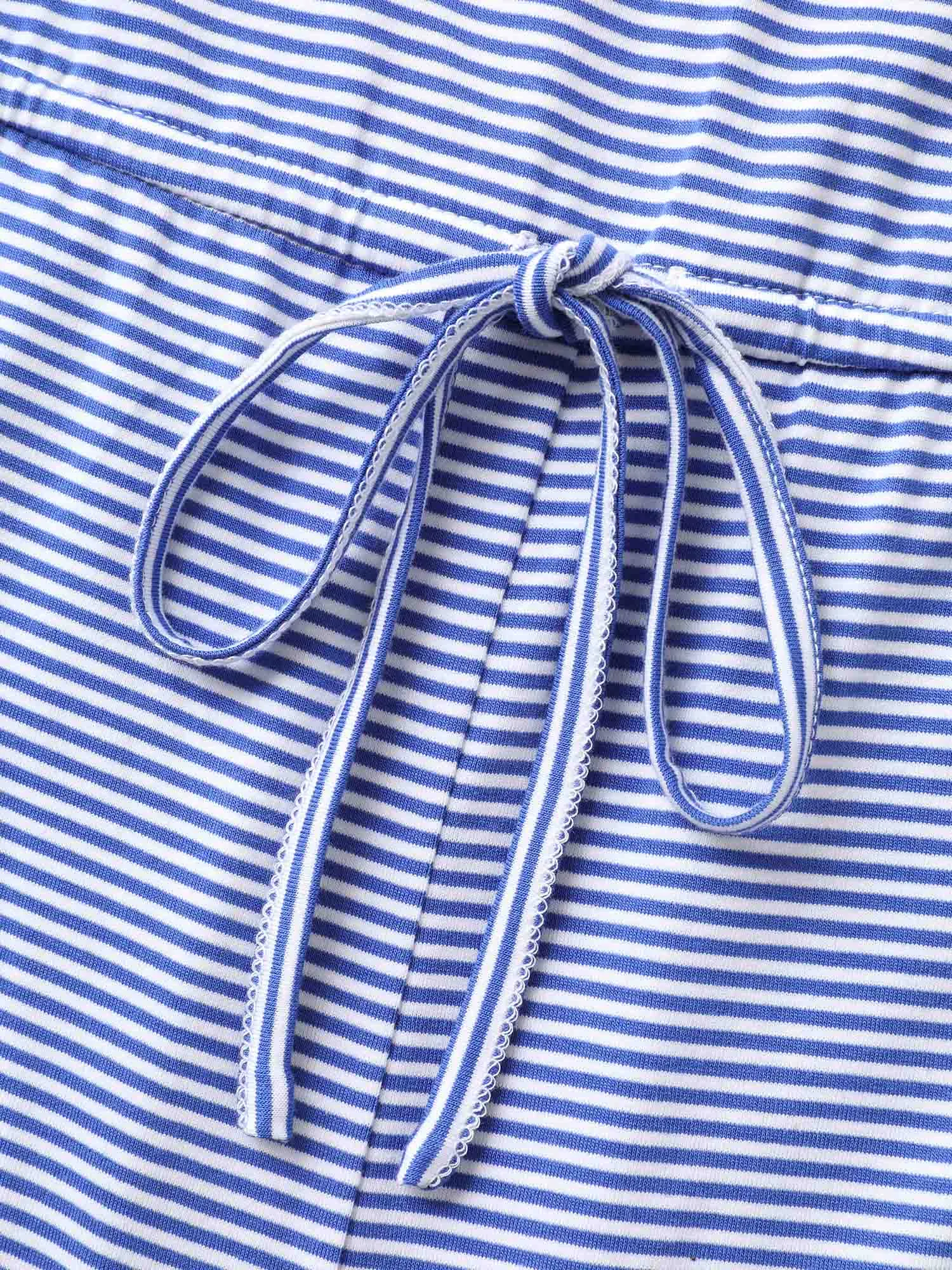 Stripe Print Stretchy Hem Cami Jumpsuit sold by Bloomchic product image thumbnail 5