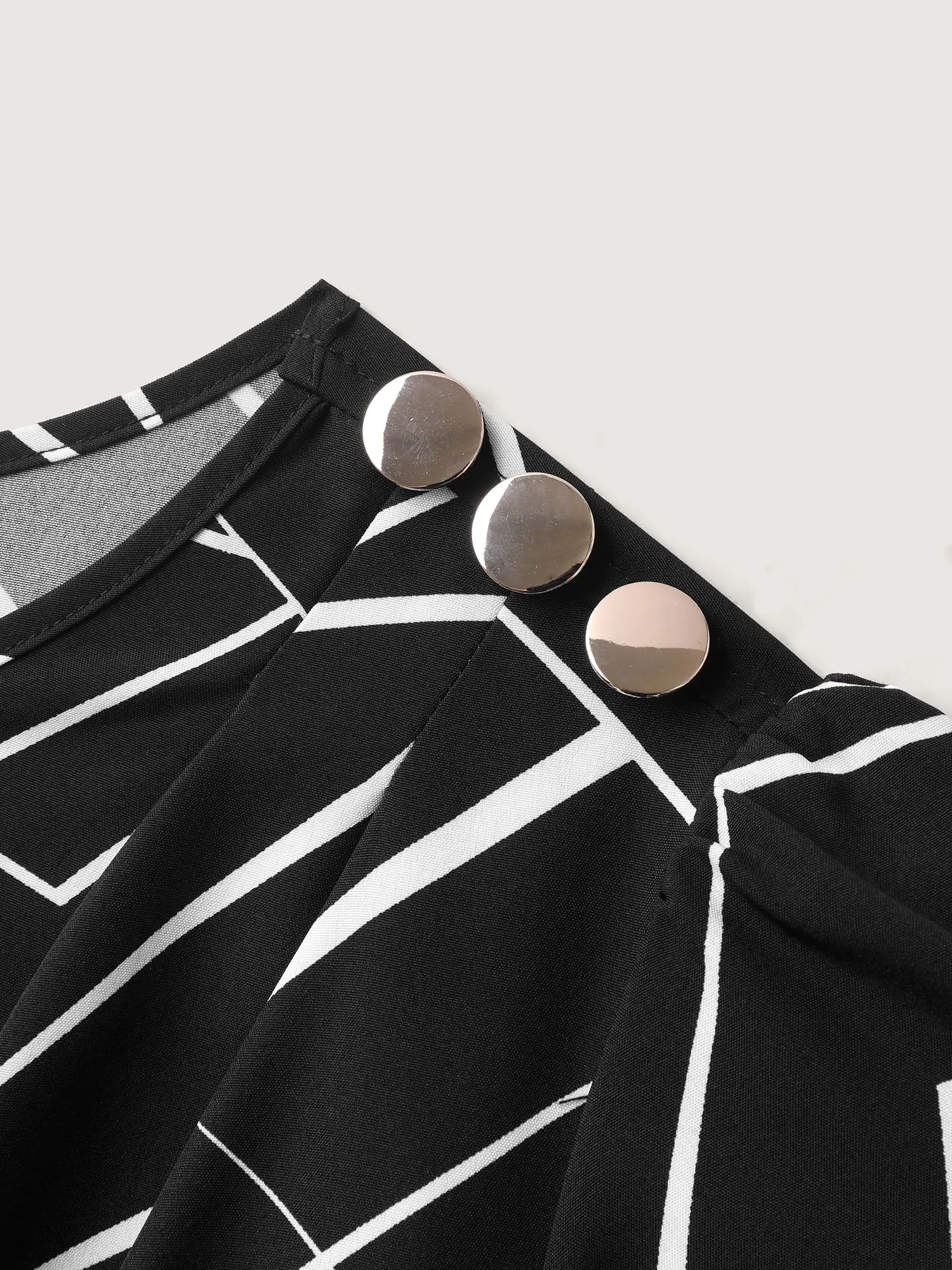 Abstract Detail Button Detail Blouse sold by Bloomchic product image thumbnail 5