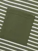 Stripe Color Contrast Pockets T-Shirt sold by Bloomchic