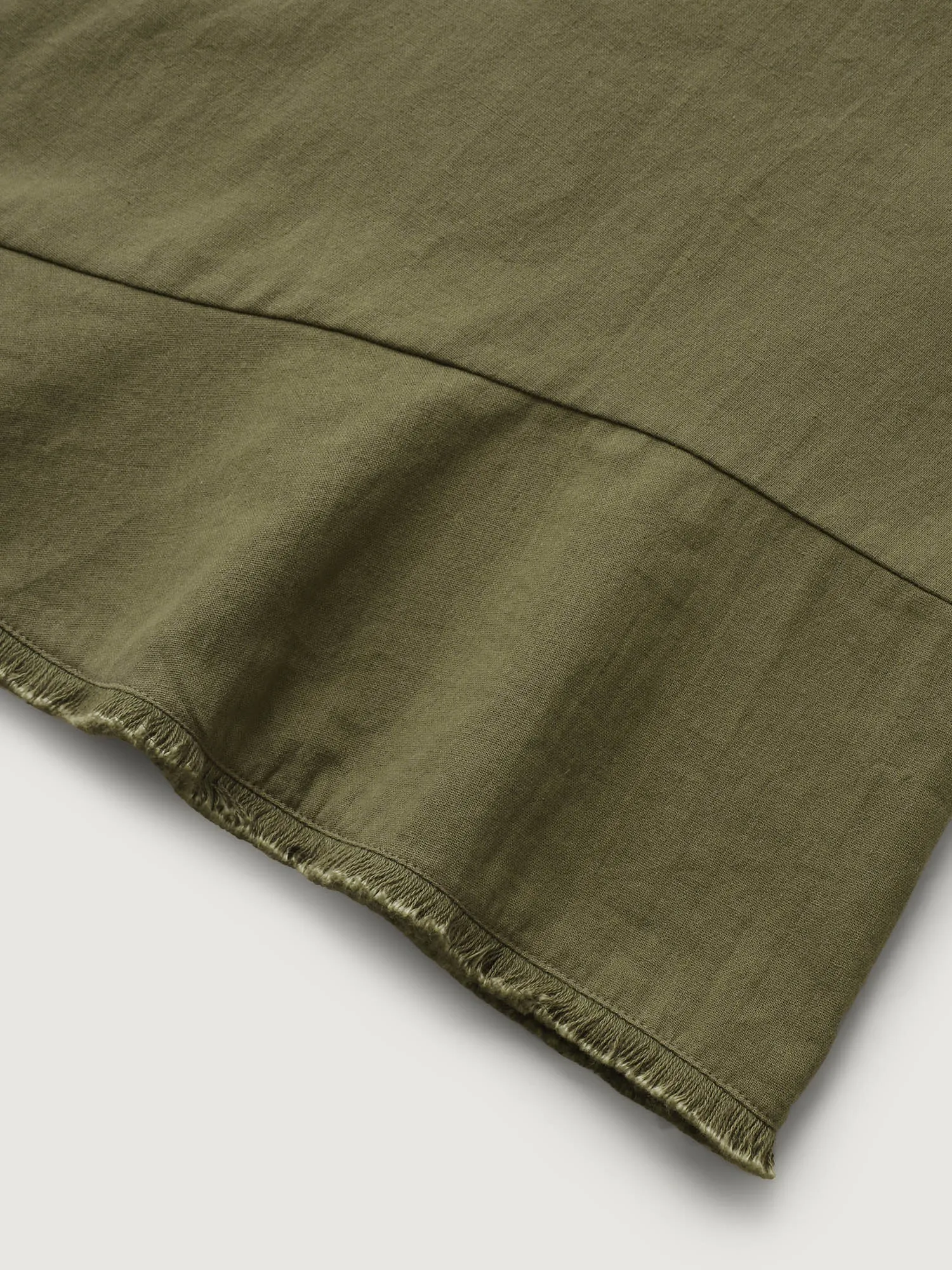 Stretchy Waist Frayed Hem Wide-Leg Pants sold by Bloomchic product image thumbnail 5