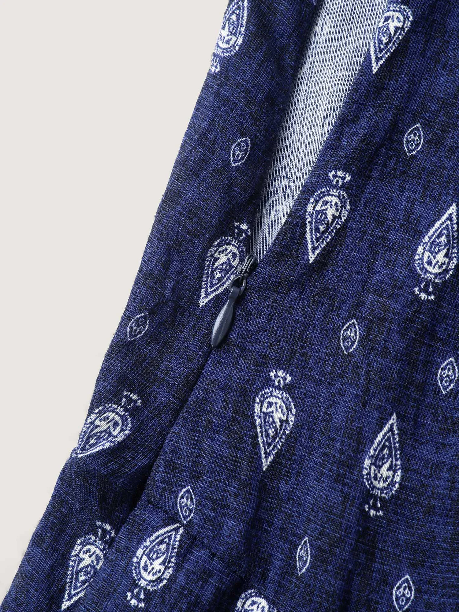 Rayon Boho Print Stretchy Waist Jumpsuit sold by Bloomchic product image thumbnail 5