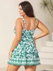 Anti-Float Tie Floral Swim Dress sold by Bloomchic