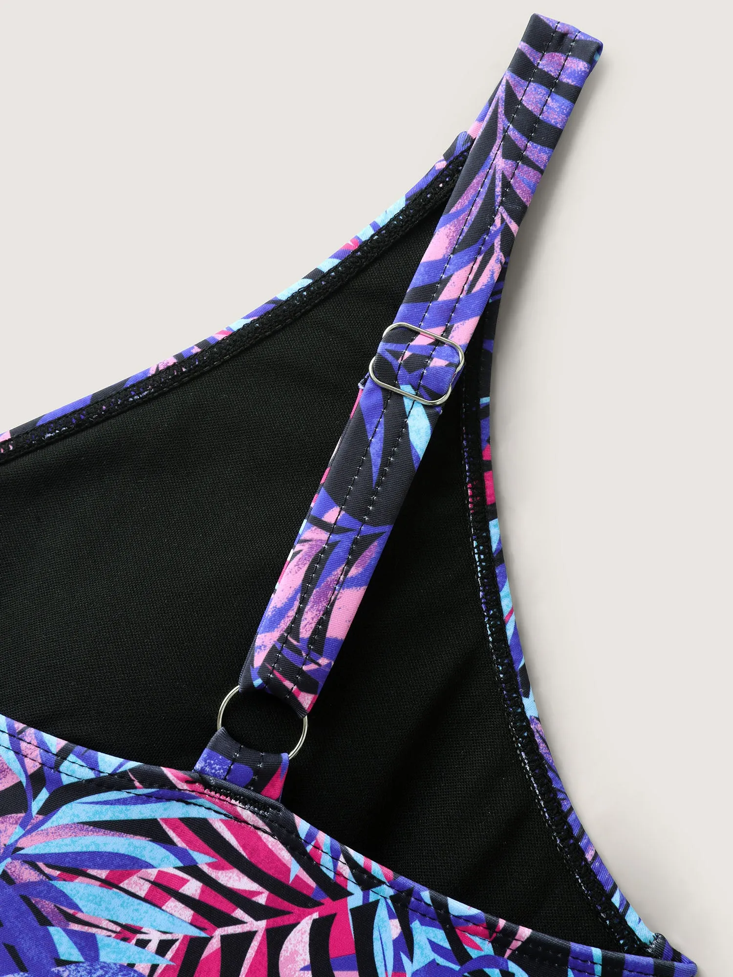 Tropical Print Twist Swim Top sold by Bloomchic product image thumbnail 5