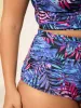 Tropical Print Ruched Swim Bottoms sold by Bloomchic