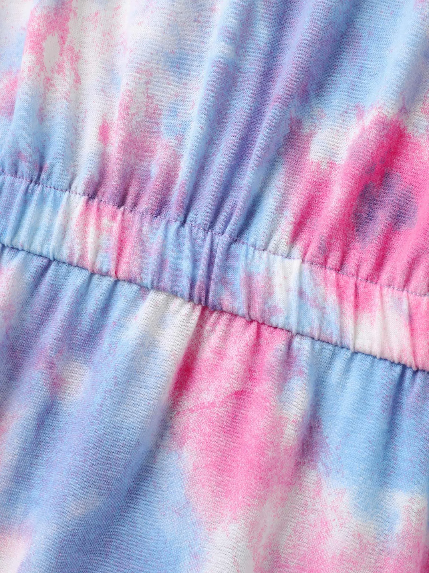 Tie-Dye Curvy Hem V-Neck Midi Dress sold by Bloomchic product image thumbnail 5