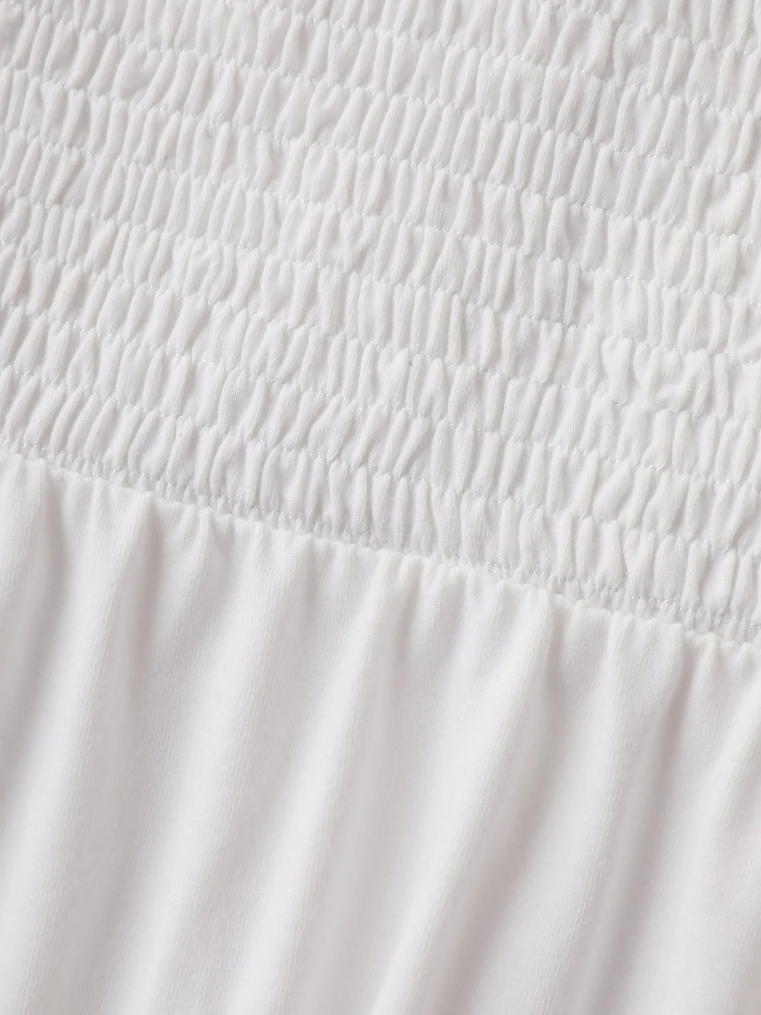 Floral Lace Stretchy Shirred Tank Top sold by Bloomchic product image thumbnail 5