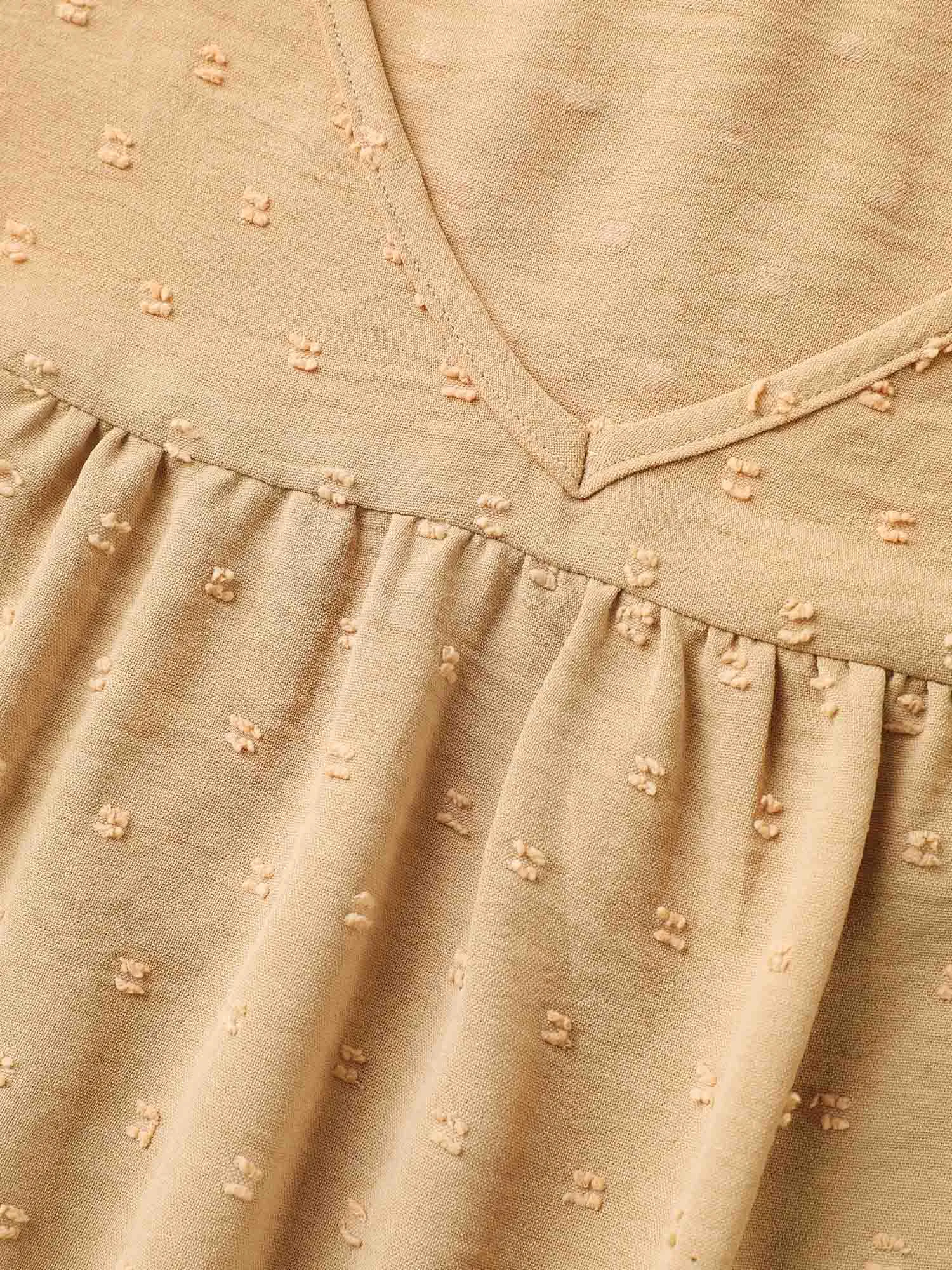 Textured Bust-Comfort Layered Sleeve Blouse sold by Bloomchic product image thumbnail 5