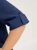 Metal Button Pleated Front Blouse sold by Bloomchic
