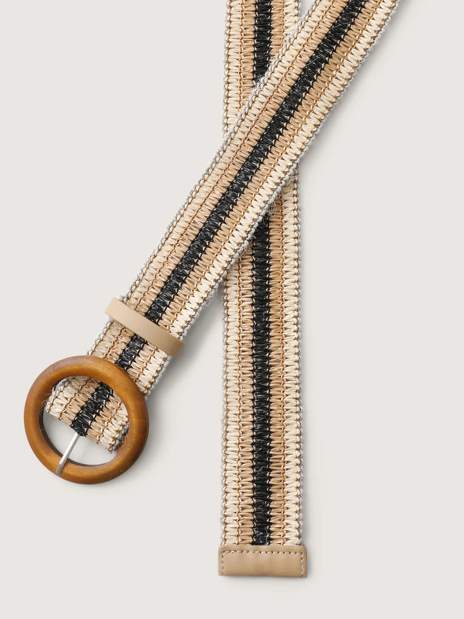 Round Buckle Elastic Waist Belt sold by Bloomchic product image thumbnail 3