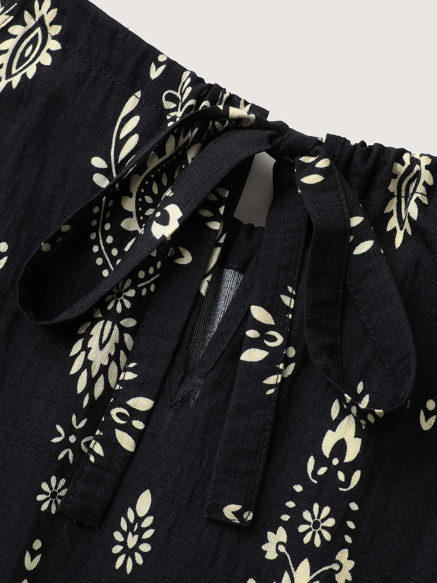 Boho Print Halter Neck Pockets Midi Dress sold by Bloomchic product image thumbnail 5