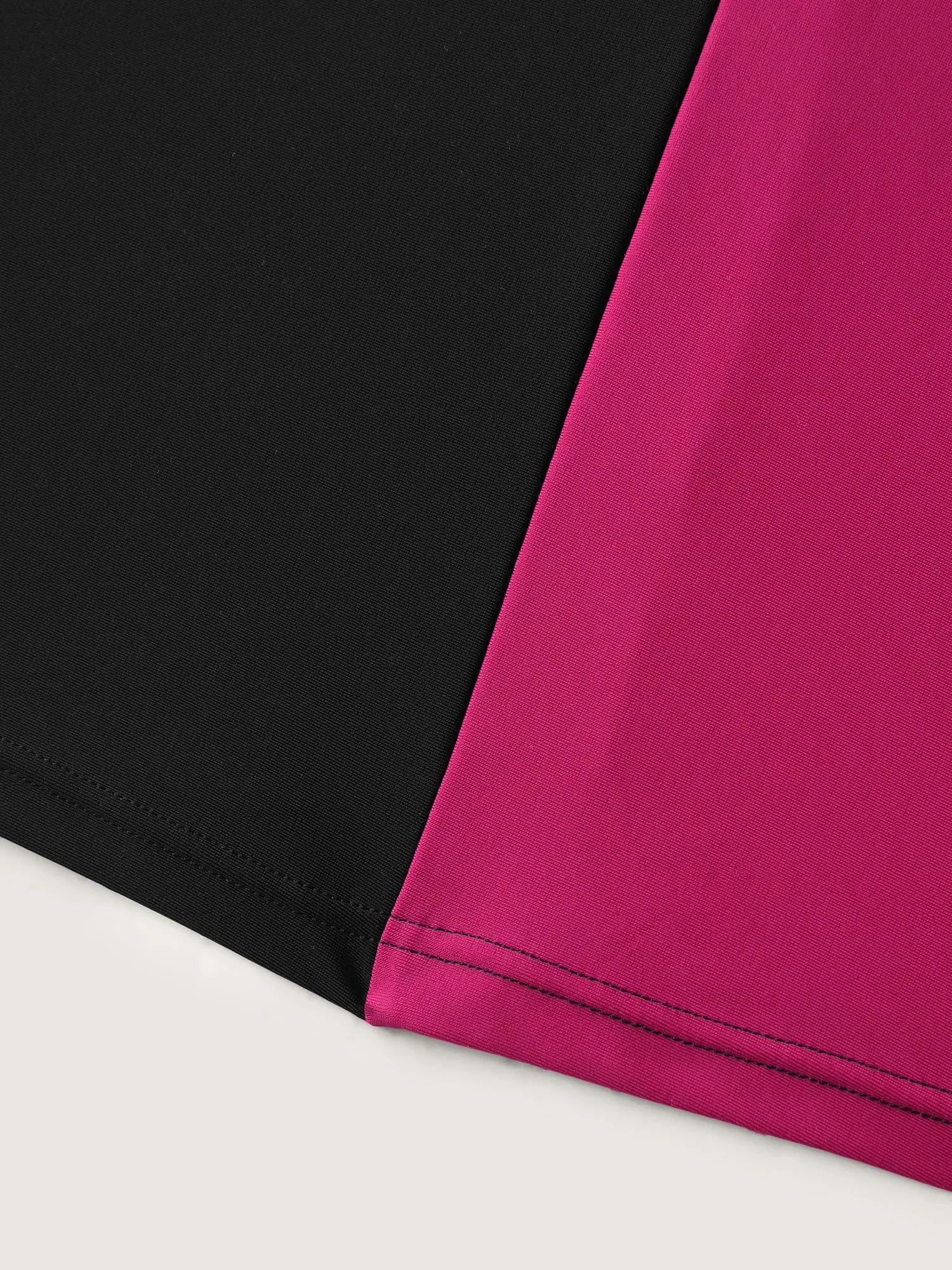 Color Block Sculpted Raglan Swim Top sold by Bloomchic product image thumbnail 5