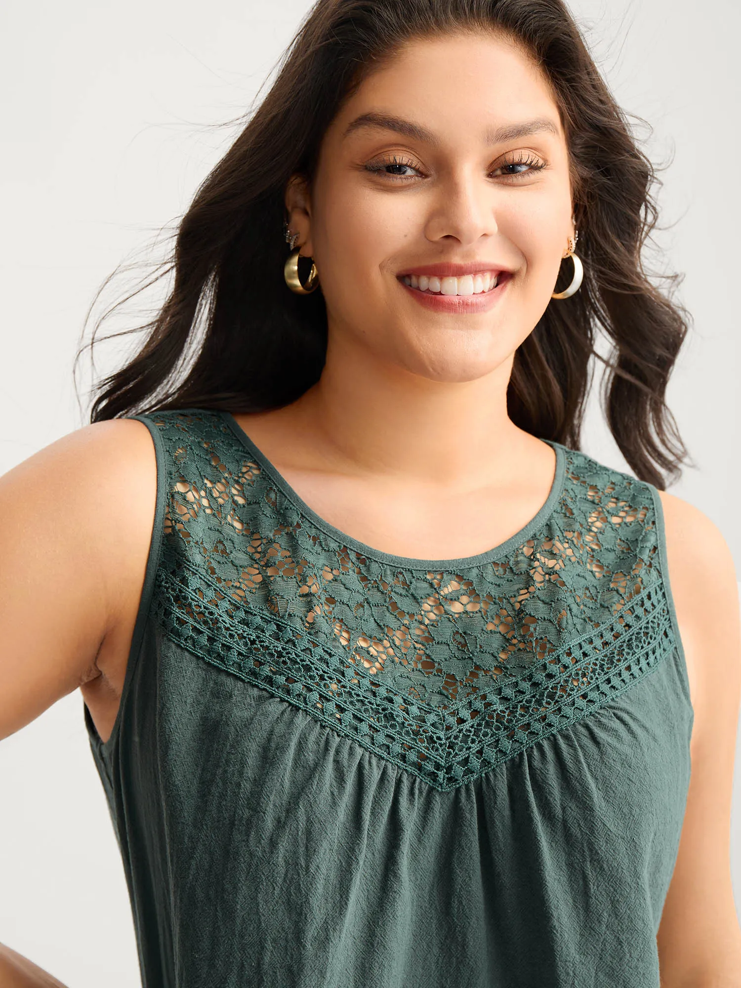 Cotton Lace Detail Solid Co-Ord Set sold by Bloomchic product image thumbnail 2