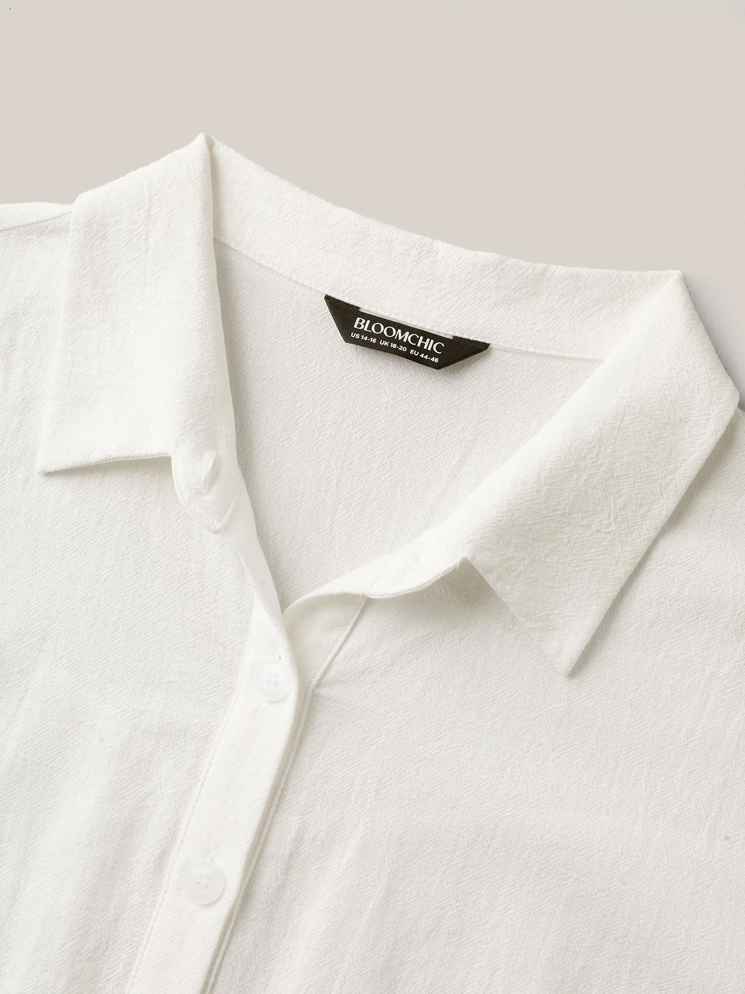 Pure Cotton Ruffled Puffy Sleeve Blouse sold by Bloomchic product image thumbnail 5