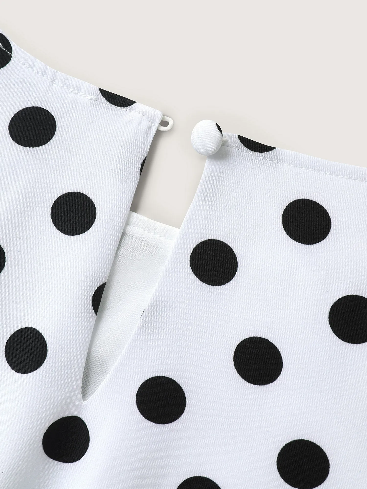 Pretty Polka Dots Drop Waist Midi Dress sold by Bloomchic product image thumbnail 5