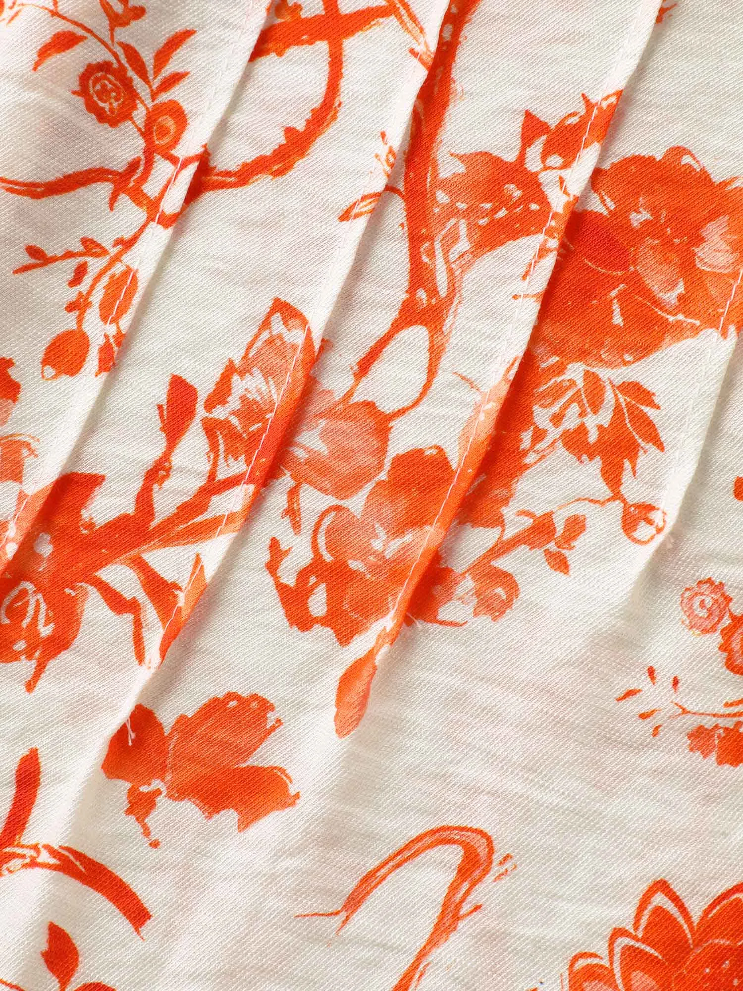 Floral Print Pleated Front Blouse sold by Bloomchic product image thumbnail 5