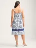 Floral Dreams Lace Spliced Tiered Midi Dress sold by Bloomchic