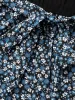 Floral Asymmetrical Hem Bow-Tie Midi Dress sold by Bloomchic