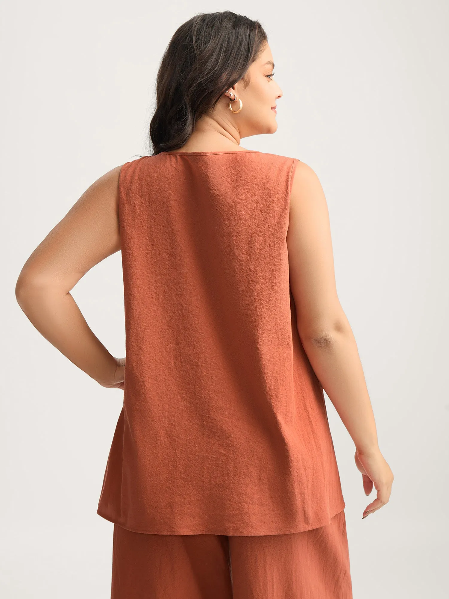 Pure Cotton Overlap Hem Co-Ord Set sold by Bloomchic product image thumbnail 5