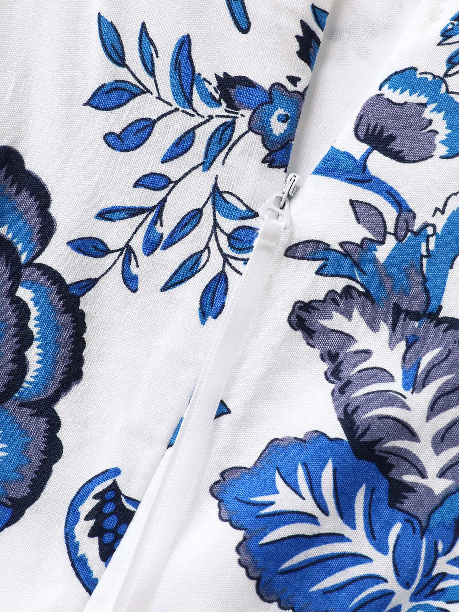 Rayon Floral Print Lined Pockets Jumpsuit sold by Bloomchic product image thumbnail 5