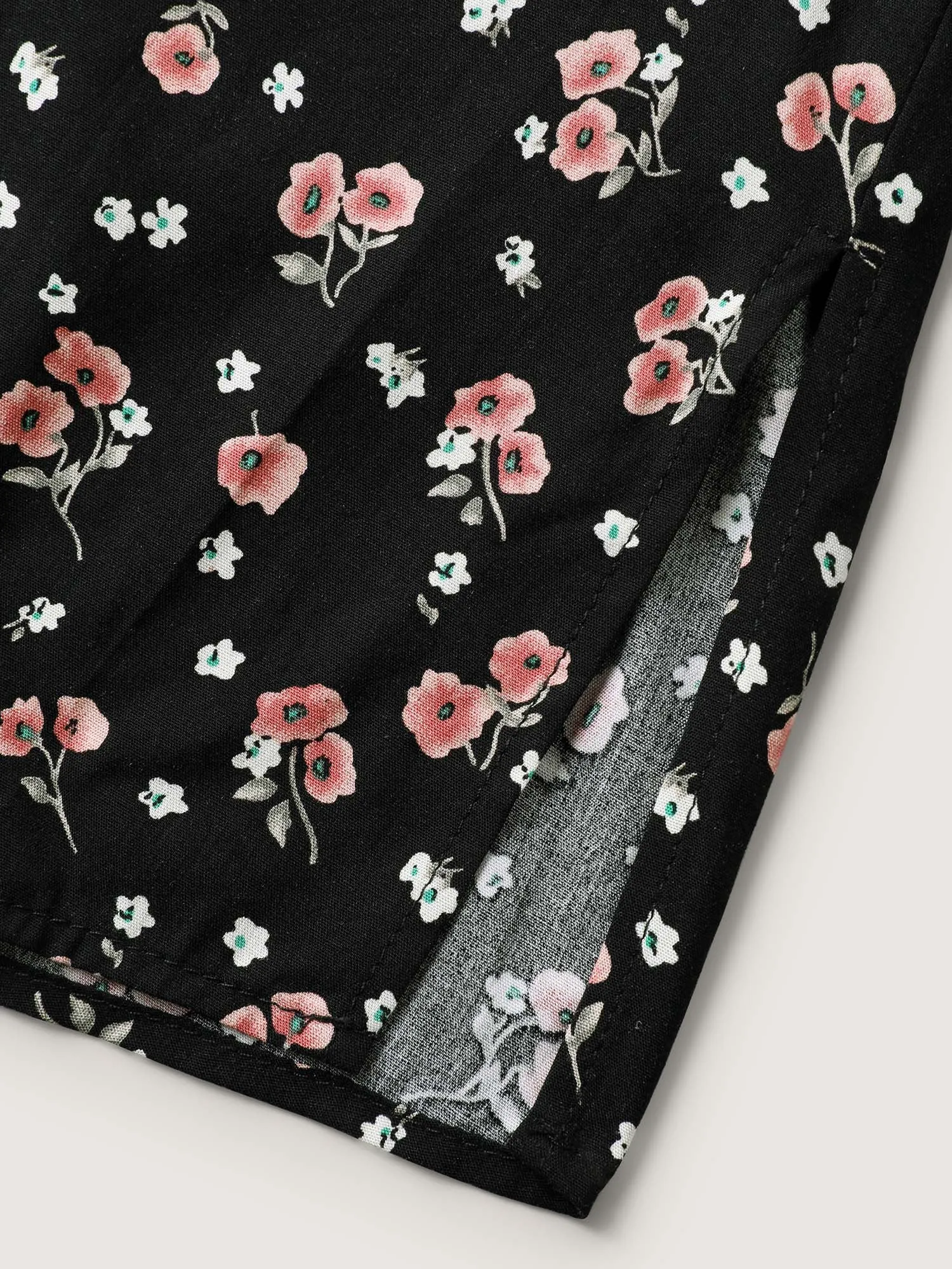 Romantic Florals Belted Pockets Jumpsuit sold by Bloomchic product image thumbnail 5