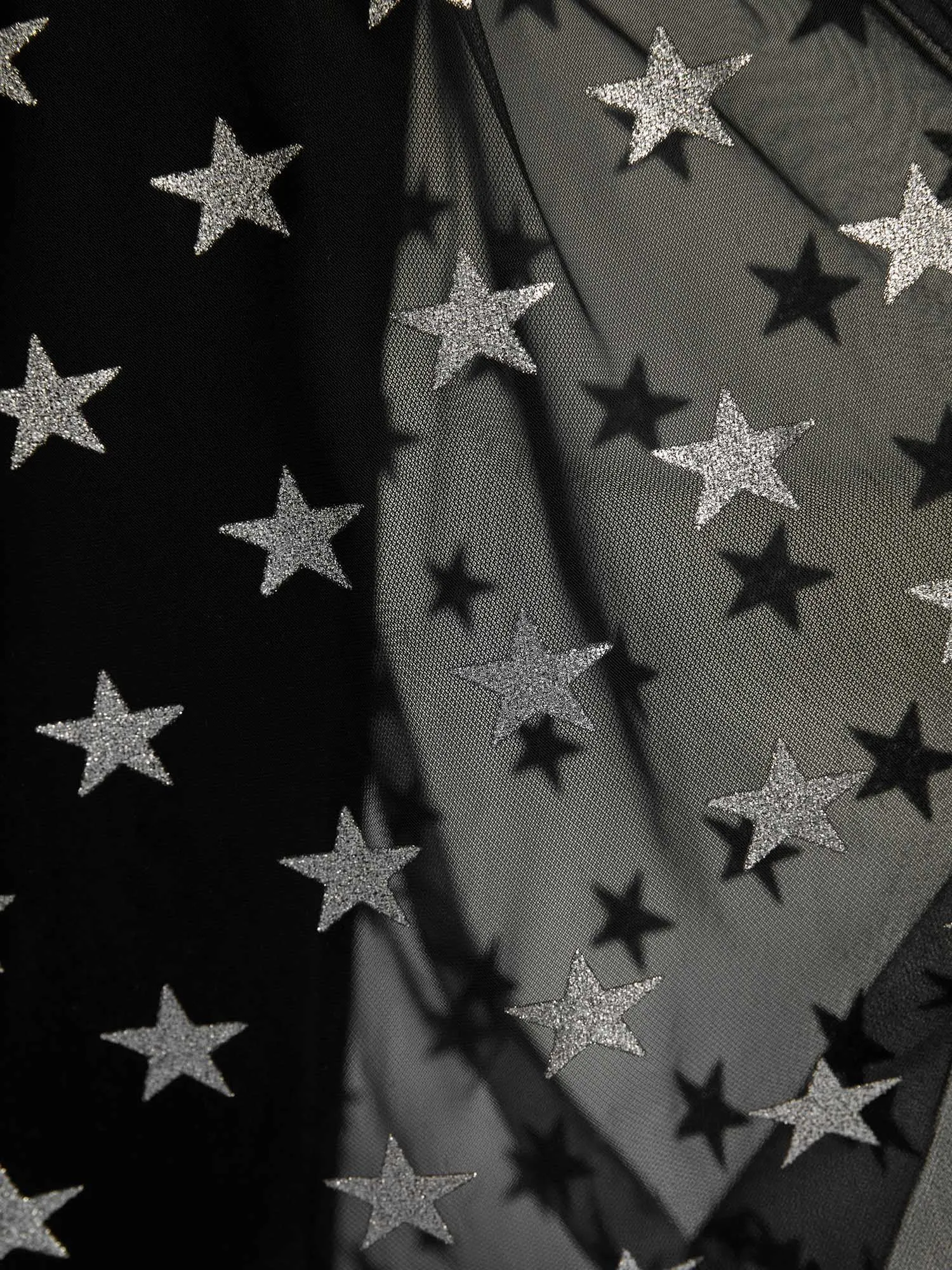 Sequins Star Print V-Neck Midi Dress sold by Bloomchic product image thumbnail 4