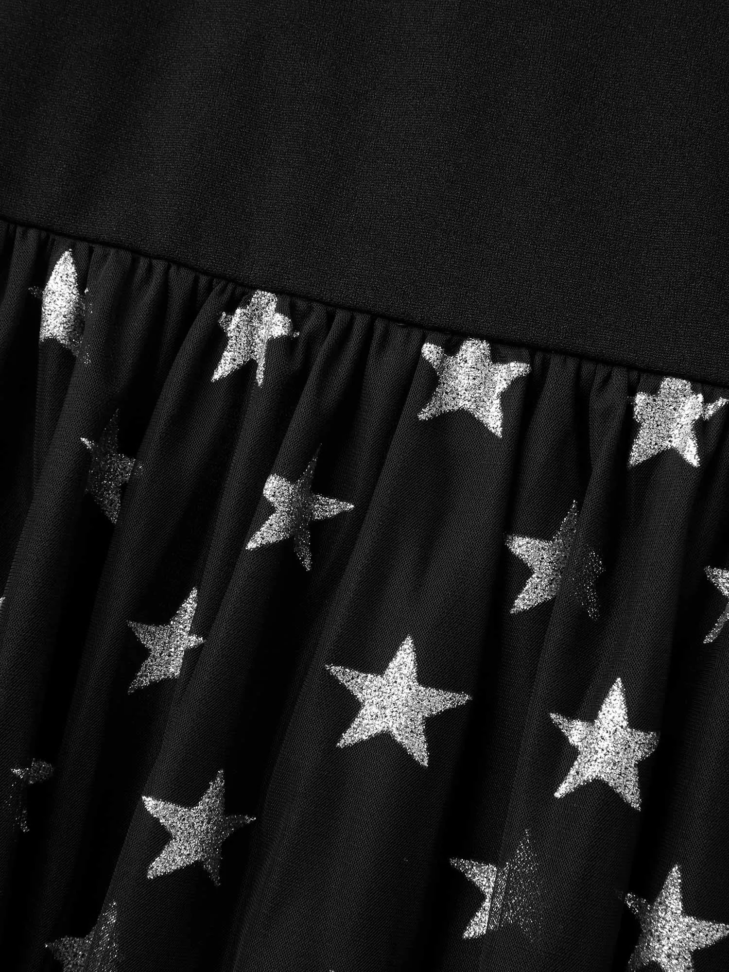 Sequins Star Print V-Neck Midi Dress sold by Bloomchic product image thumbnail 5