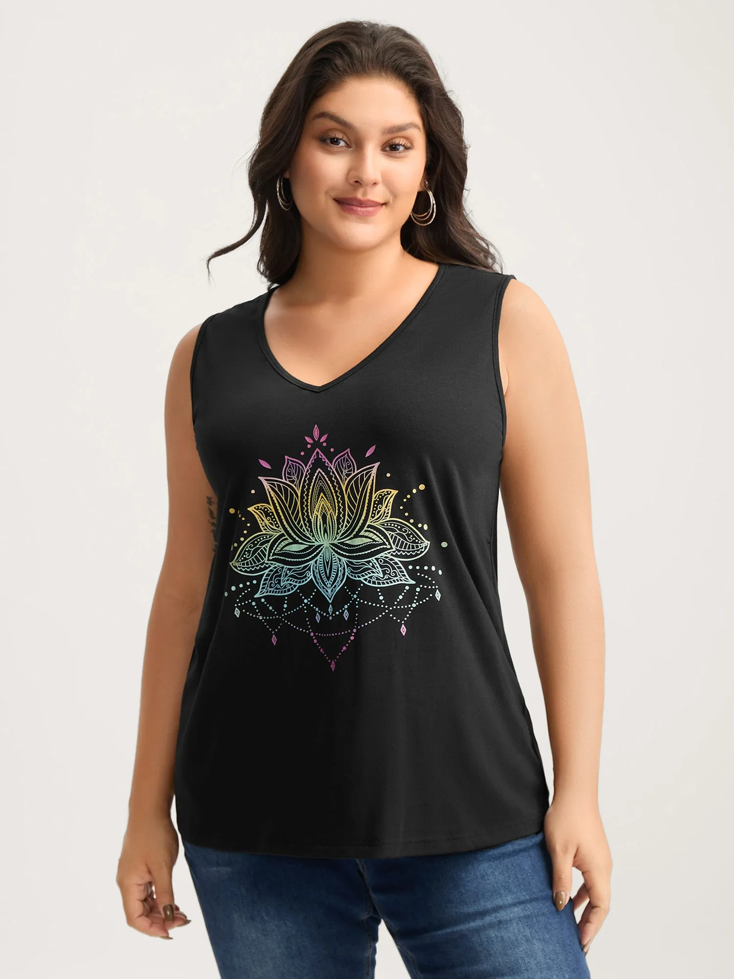 Calming Vibes Solid Tank Top sold by Bloomchic product image thumbnail 2