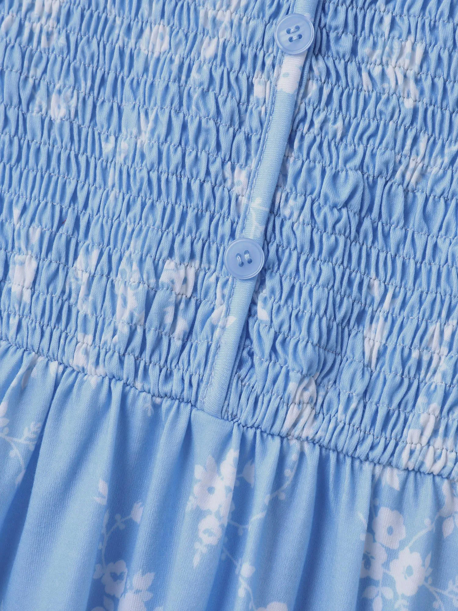 Floral Print Shirred Bodice Jersey Top sold by Bloomchic product image thumbnail 5