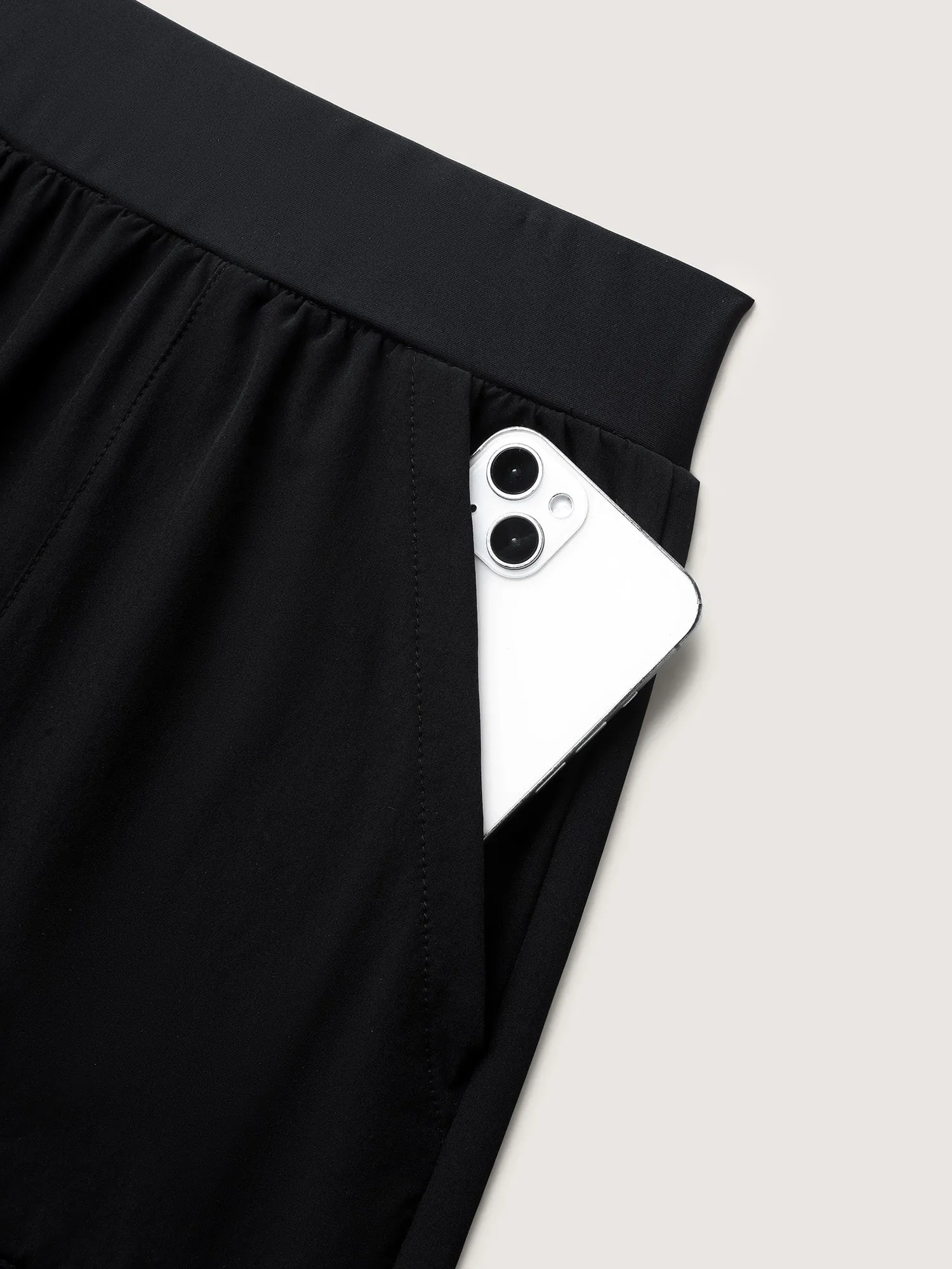 Pleated Pockets Solid Swim Bottoms sold by Bloomchic product image thumbnail 5