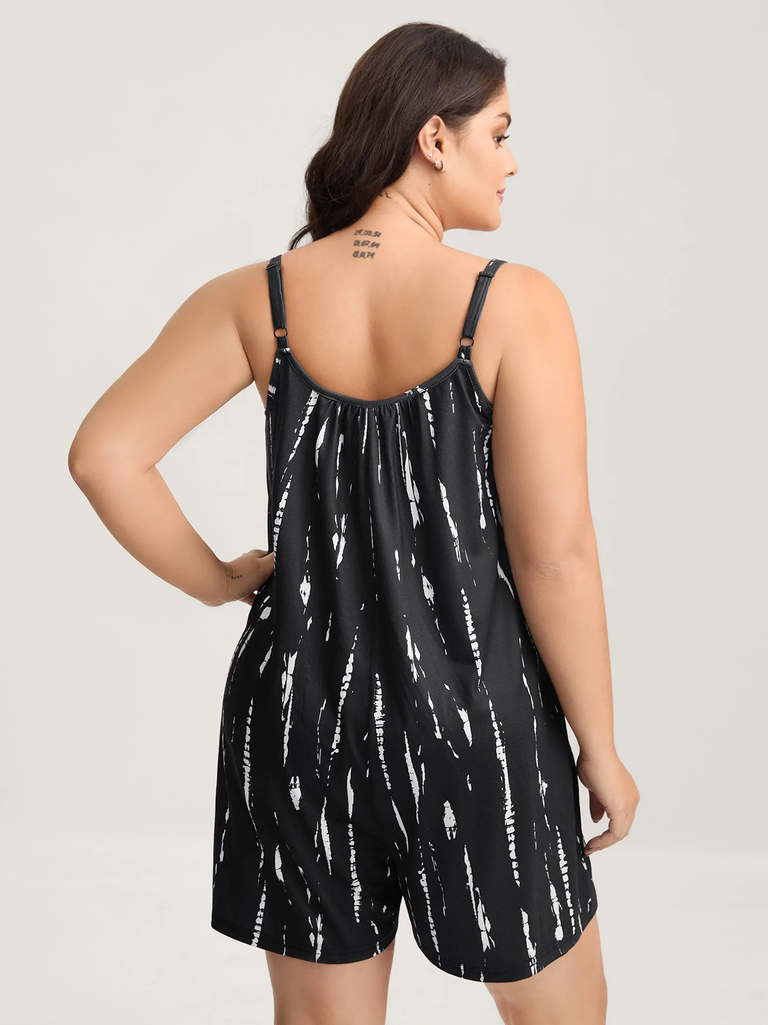 Supersoft Tie-Dye Pockets Romper sold by Bloomchic product image thumbnail 4